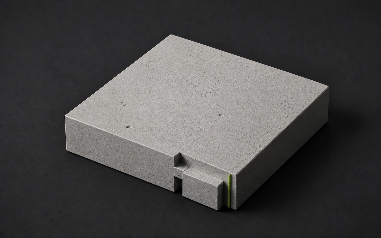 Pieza modular Nanca de hormigón arquitectónico